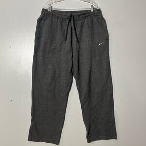 Vintage 90s Nike Retro Baggy Straight Leg Gray Sweatpants Men’s Size Large